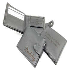 personalised wallet, engraved wallet, custom wallet, leather cowhide leather wallet, personalized wallet, anniversary gift for him, gift for grandad, gift for boyfriend, give for son. Christmas gift for him, father’s day gift, birthday gift for him,