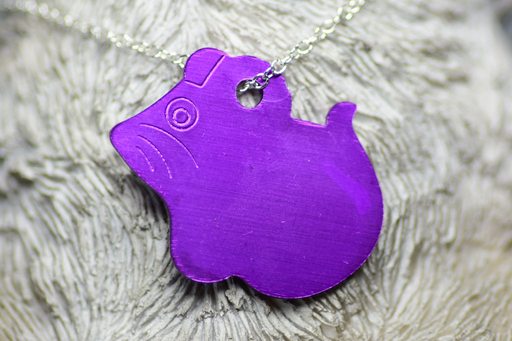 Personalised Engraved pet tag Small Mouse tag