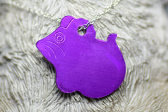 Personalised Engraved pet tag Small Mouse tag