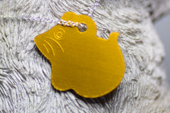 Personalised Engraved pet tag Small Mouse tag