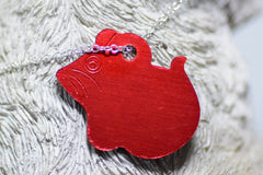 Personalised Engraved pet tag Small Mouse tag