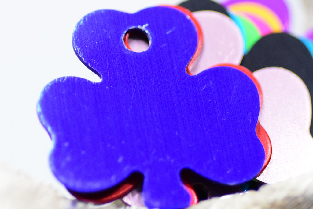 Personalised Engraved pet tag Shamrock Tag