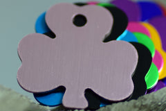 Personalised Engraved pet tag Shamrock Tag