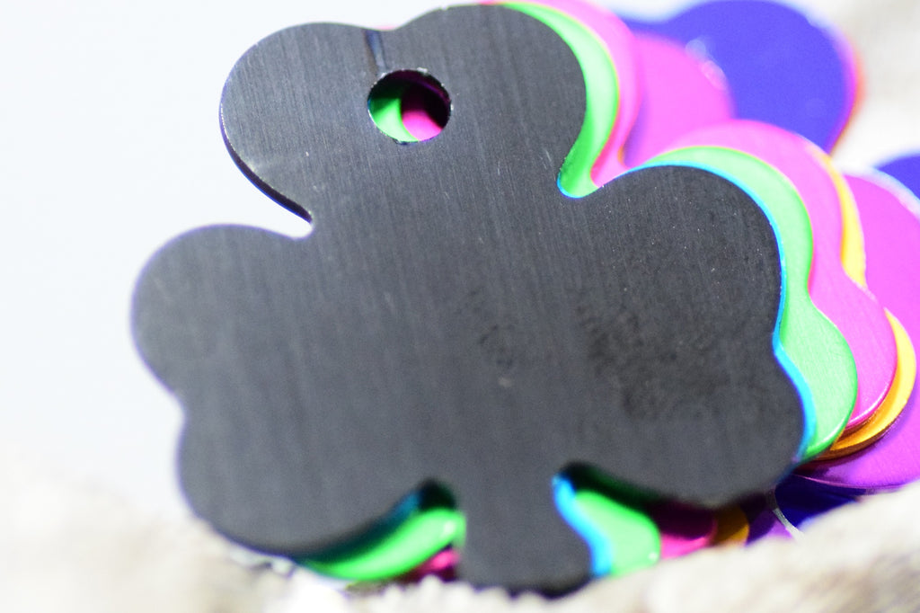 Personalised Engraved pet tag Shamrock Tag