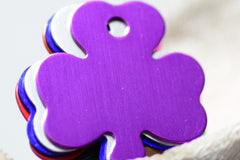 Personalised Engraved pet tag Shamrock Tag