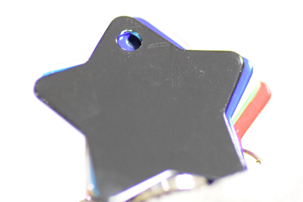 Personalised Engraved pet tag Star Tag