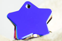 Personalised Engraved pet tag Star Tag