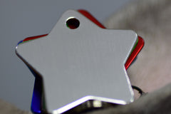 Personalised Engraved pet tag Star Tag