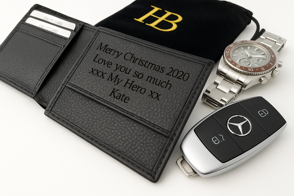 Mens wallet personalised wallet gift for him real leather wallet fathers day gift engraved wallet