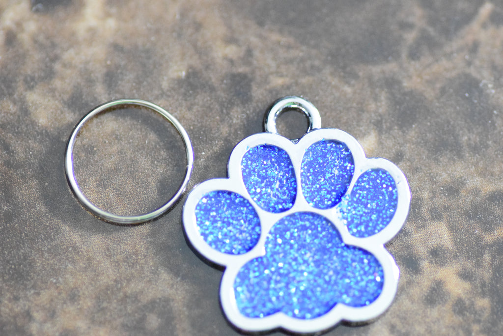 Personalised Engraved pet tag Large Diamond Pet Tag