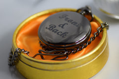 Pocket Watch engrraved personalised Quartz