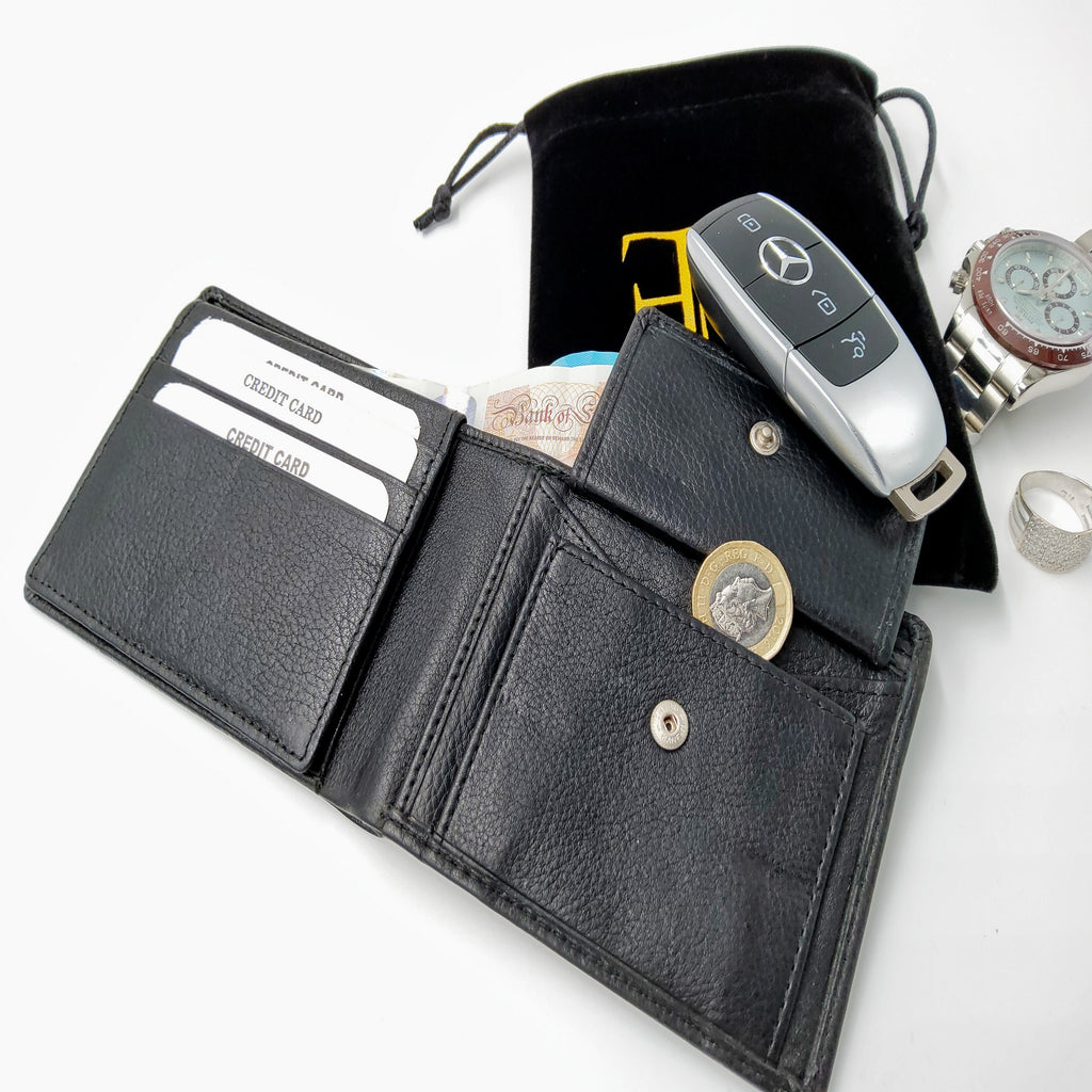 Mens wallet personalised wallet gift for him real leather wallet fathers day gift engraved wallet