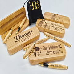 Wood Pen Engraved Image personalised engraved