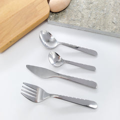 Cutlery Engraved personalised Stainless dining Set 4pcs