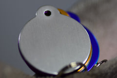 Personalised Engraved pet tag Bulb Tag