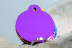 Personalised Engraved pet tag Bulb Tag