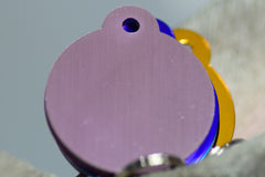 Personalised Engraved pet tag Bulb Tag