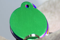 Personalised Engraved pet tag Bulb Tag