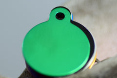 Personalised Engraved pet tag Small Bulb Tag