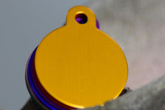 Personalised Engraved pet tag Small Bulb Tag