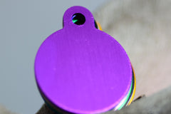 Personalised Engraved pet tag Small Bulb Tag