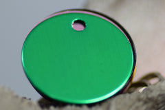 Personalised Engraved pet tag Circle Tag