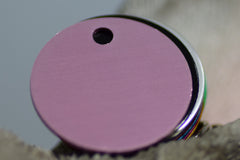 Personalised Engraved pet tag Circle Tag