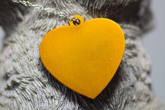 Personalised Engraved pet tag Large Heart Tag