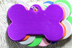 Personalised Engraved pet tag Small Bone Tag