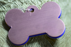 Personalised Engraved pet tag Small Bone Tag