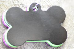 Personalised Engraved pet tag Large Bone Tag