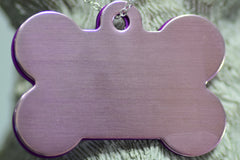 Personalised Engraved pet tag Large Bone Tag