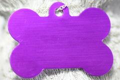 Personalised Engraved pet tag Large Bone Tag
