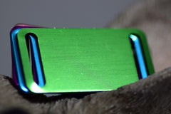 Personalised Engraved pet tag Large Rectangle Tag