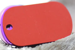 Personalised Engraved pet tag Large Oval Tag