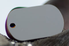 Personalised Engraved pet tag Large Oval Tag