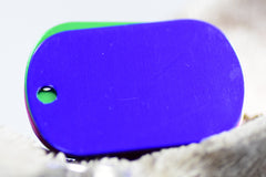 Personalised Engraved pet tag Large Oval Tag