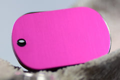 Personalised Engraved pet tag Large Oval Tag