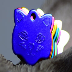 Personalised Engraved pet tag Cat tag