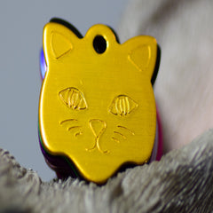 Personalised Engraved pet tag Cat tag