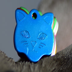 Personalised Engraved pet tag Cat tag