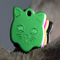 Personalised Engraved pet tag Cat tag