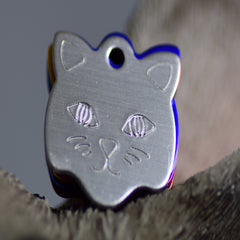 Personalised Engraved pet tag Cat tag