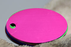 Personalised Engraved pet tag Large Round Tag