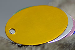 Personalised Engraved pet tag Large Round Tag