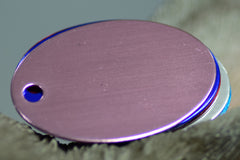 Personalised Engraved pet tag Large Round Tag