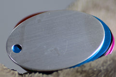 Personalised Engraved pet tag Large Round Tag