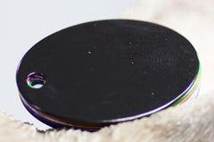 Personalised Engraved pet tag Large Round Tag