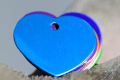 Personalised Engraved pet tag Small Heart Tag