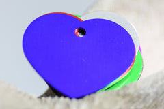 Personalised Engraved pet tag Small Heart Tag
